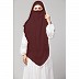 Instant Ready-to-wear Hijab- Brown